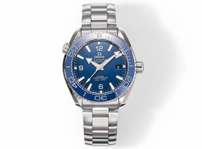 Omega Seamaster 8900 Movement 43.5MM Stainless Steel Blue Face Men Mechanical Watch